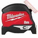 Рулетка измерительная 8 м 30 мм с метрической шкалой MILWAUKEE Premium Magnetic Gen IV 8 м