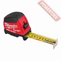 Рулетка измерительная 8 м 35 мм с метрической и футовой шкалой MILWAUKEE Premium Wide Blade Gen II 8 м