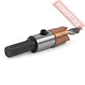 Коронка по металлу HSS TiN 12 мм цилиндрический хвостовик 9 мм MESSER 21-02-012
