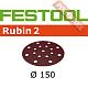 Шлифовальный круг FESTOOL Rubin 2 STF D150/16 P120 RU2/10