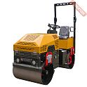 Виброкаток дорожный тандемный GROST FVR1200H