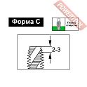 Метчик машинный для глухих отверстий по металлу HSS-Co M10х1,5 DIN376 D.BOR Spiral TCT-462-100-150