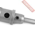 Твердосплавная коронка TCT 15х25 мм цилиндрический хвостовик 10 мм MESSER 20-25-015