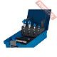 Набор зенковок по металлу с неравномерным шагом зубьев ASP Blue-Tec 90 градусов 6,3/10,4/16,5/20,5/25 мм цилиндрический трехгранный хвостовик KARNASCH 20.1694