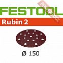 Шлифовальный круг FESTOOL Rubin 2 STF D150/16 P40 RU2/10