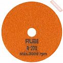 АГШК (черепашка) алмазный гибкий шлифовальный круг 100 мм 200 mesh сухой RUBI