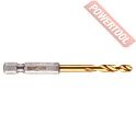 Сверло спиральное по металлу HSS-G TiN 4,2х28 мм Hex 1/4 1 шт MILWAUKEE RedHEX Shockwave