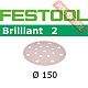 Шлифовальный круг FESTOOL Brilliant 2 STF D150/16 P100 BR2/10