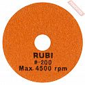 АГШК (черепашка) алмазный гибкий шлифовальный круг 100 мм 200 mesh мокрый RUBI